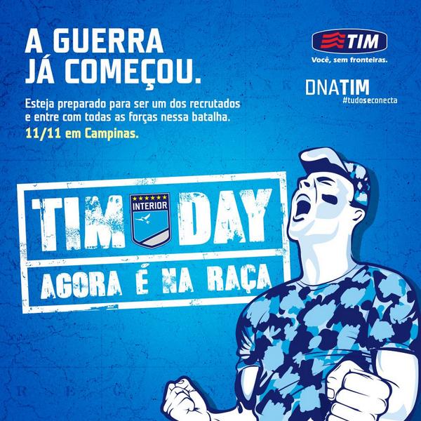 MpaulaTim's tweet photo. @Pillmann_TSPI Bora GV!!! Está chegando o TIM DAY!!!! http://t.co/HgHlYyct3X