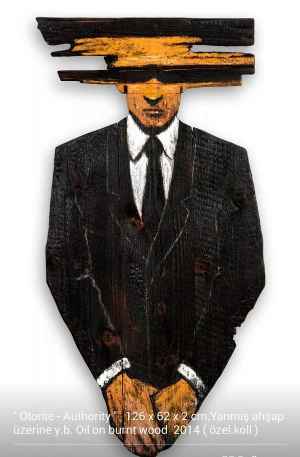 Baris Cihanoglu' nun "Kül / Ash" solo sergisi 30 kasima kdr gallery ilayda' da devam ediyor -yanmis ahsap uzeri y.b.-