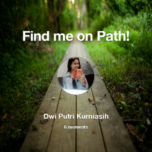 DWIPUTRIK's tweet photo. Find me on #Path now! Go to: http://t.co/Deyeec11yW! #thepersonalnetwork http://t.co/IXrT9qRuic