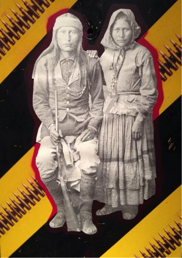 douglasmilesart's tweet image. Art Is My Weapon 

#ChiricahuaApache 
#Naiche 
#DM1 Art
