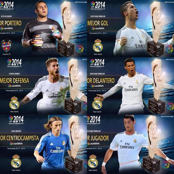 RM4Arab's tweet photo. إكتساح مدريدي على جوائز الإتحاد الإسباني المقدمة لموسم 2013-2014.
#RM4A http://t.co/SHTrXY7bq8