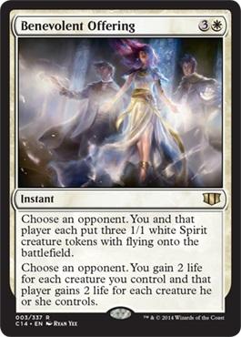 Magic The Gathering Ar Twitter Sean Presenting Benevolent Offering Coming Nov 7 In Mtgc14 Http T Co Rrnotyjlhn