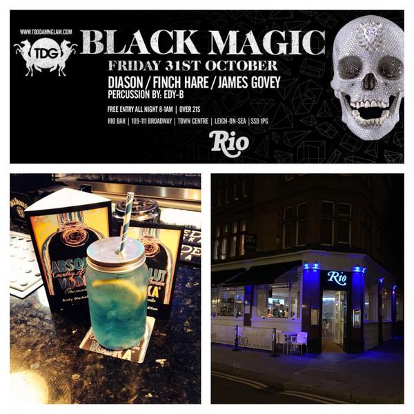 RioLeighOnSea's tweet photo. Friday antics @TooDamnGlam 

@diasonpaye 
@finchvision 
@WarrenDowning_ 
#BlackMagic http://t.co/gpzESt20HZ