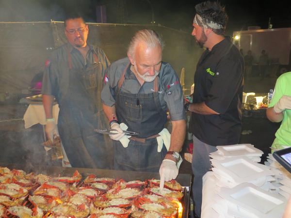 702Web's tweet photo. Yeah, thats right @ChefHKeller personally prepared my lobster at @lifeisbeautiful  Amazing! @CreateTVchannel http://t.co/FZALFJG9bm