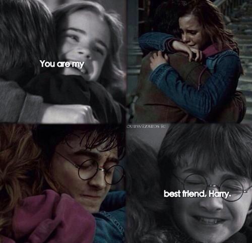 HPotterInfinity's tweet photo. "Eres mi mejor amigo Harry"👫 http://t.co/lCEJaxCsgJ