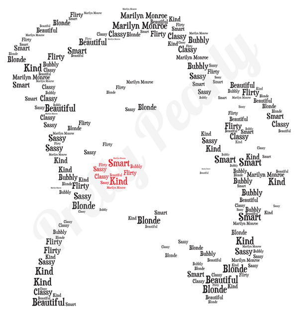 prettypearlyuk's tweet photo. Any Marilyn Monroe fans out there? Any words you like! A4 print £7.99 or from £12.99 in a frame! #Marilyn #wordart http://t.co/8caklyjvLr