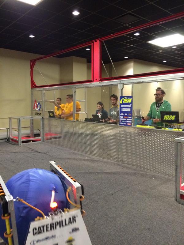 Angela_Stark's tweet image. @harper is driving a robot at @IndianaFIRST demo at #TechEX14 #robotics