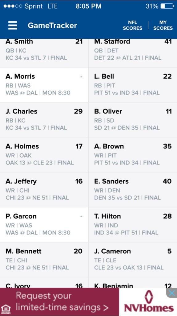alleyezonmatt's tweet image. @ESanders_10 #fantasyflow