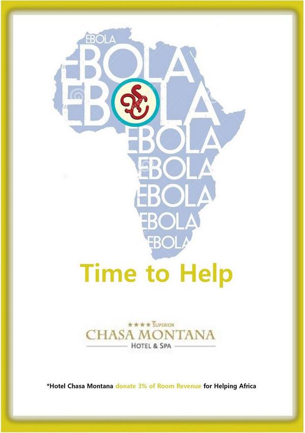 Hotel Chasa Montana support Africa.
 We are very sad about the issues in Africa, we wish we could help them.