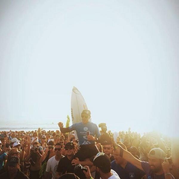 Mick Fanning, winner of the Moche Rip Curl Pro Portugal #Congrats