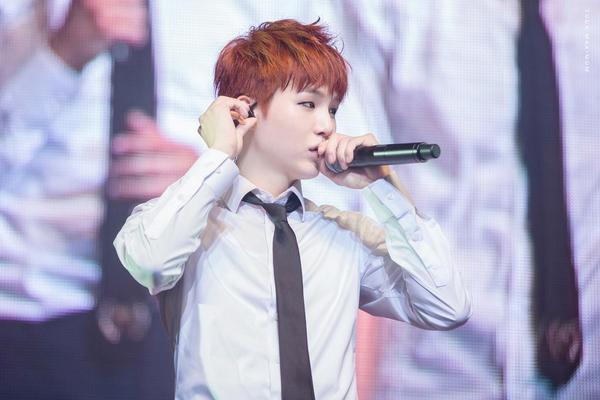 armymemories's tweet photo. [PIC] "The Red Bullet: EPISODE II" #BTS1stConcert #Suga (Cr: Suga_Maximum) http://t.co/e1duPGrqyM