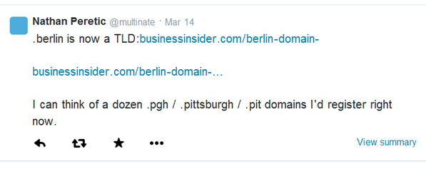 ChicagoTLD's tweet photo. .PGH domain ➙PITTSBURGH City Hall, Citizens mull 'Round 2' options http://t.co/kLxbRNb2jo @PopCityPgh @vstpgh @WTAE http://t.co/sQn15G0qvB