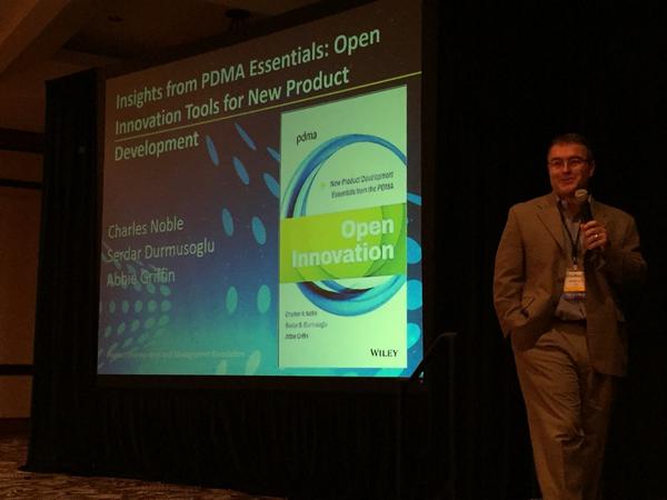 thomastroch's tweet image. Charles Noble is introducing the brand new @PDMAIntl Open Innovation book! #PIM14 #openinnovation #innovation