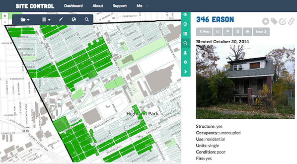 MotorCityMaps's tweet photo. @CurbedDetroit Survey of Highland Park and Hamtramck is underway. @makeLOVELAND and @D3detroit working 2 #fightblight http://t.co/gGHFPEJX9k