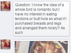 megane_ko's tweet photo. Probably the best question RE: Thanksgiving anyone's ever asked me: http://t.co/VSK5DDUWVG