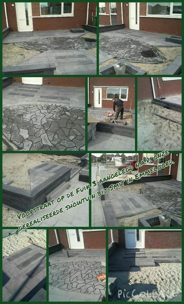 Voorstraat op de Fuik aangelegd nav onze gerealiseerde showtuin bij <a href="/CompleetBuiten/">Smit Compleet Buiten</a> Emmeloord. Beplanting volgt tzt.