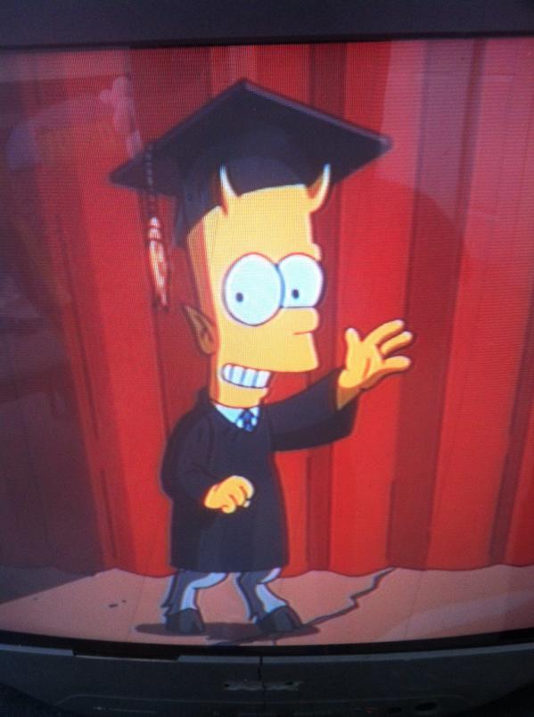ahsideshowbob's tweet image. I graduated from Hell! 🎓👍
