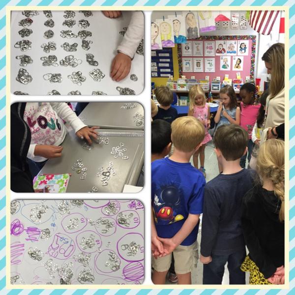 KristaMBender's tweet photo. Using our @VHEWK3 fundraiser in Math lessons! What is the best strategy for counting our pop tabs? #VHEW #CCRSmath http://t.co/GRacZFJrLx