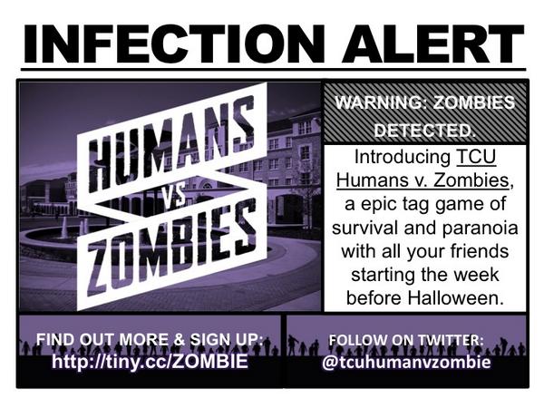 tcuhumanvzombie's tweet photo. Sign up for the adventure starting TODAY:
http://t.co/kcGFNTJPVg http://t.co/rXC5lxSPqT