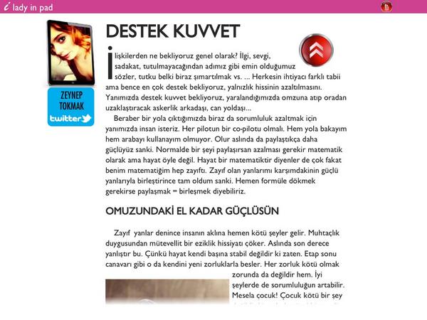 Yalnızlık için destek kuvvet:)) <a href="/zeyneptokmak/">Zeynep</a> yazdı..Ekim ayı <a href="/iDergiRujj/">iDergiRujj</a> 'da.@iDergi