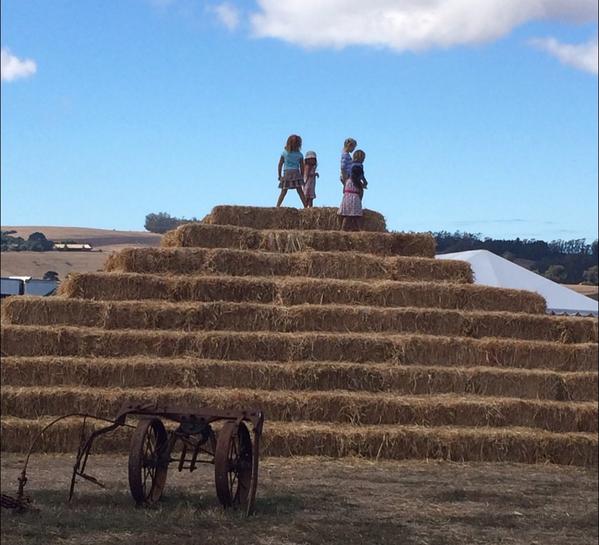 childinspired's tweet photo. Hay stacks are now my #1 climbing structure of choice. (Of course, I'd love the whole farm as my school.) #naturECE http://t.co/H3hMWrbcLp
