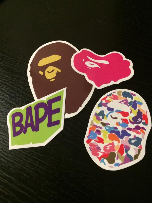 StickerShed's tweet image. Fresh new BAPE stock! Check out our page in bio ✌️