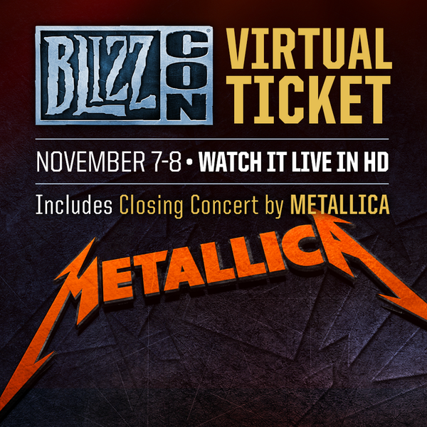 Blizzard_Ent's tweet photo. You won’t want to miss this: @Metallica is playing the closing concert at #BlizzCon! http://t.co/TAdNXpmkaI http://t.co/Uj2GYJZuiW