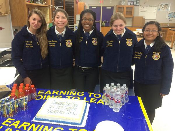 Congratulations to our Richardson FFA advisor, officers and members on their charter! I am very proud of you! #FFA