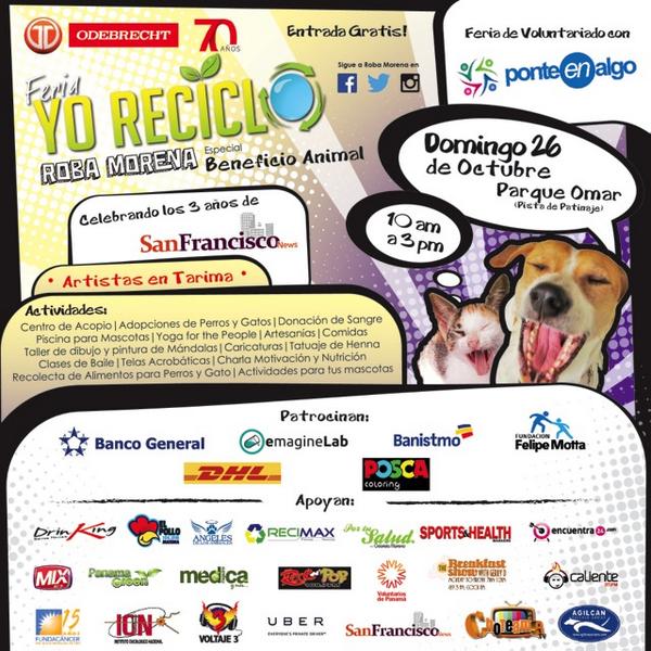 #YoReciclo es...

Reducir, reutilizar y reciclar!
Ayudar, amar y voluntariar.
Disfrutar, bailar y gozar.