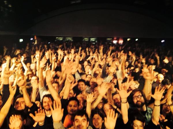 andyfletcher_uk's tweet photo. “@Tim_Burgess: X http://t.co/5tDYZVTM0O” @kate_fraser Absolute scenes at The Garage tonight, my 10th @thecharlatans gig &amp; arguably the best!