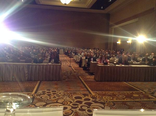 Packed house on TILA-RESPA panel is a great sign the industry will be ready on 8-1-15. #MBAAnnual14 <a href="/ALTAonline/">ALTA</a>