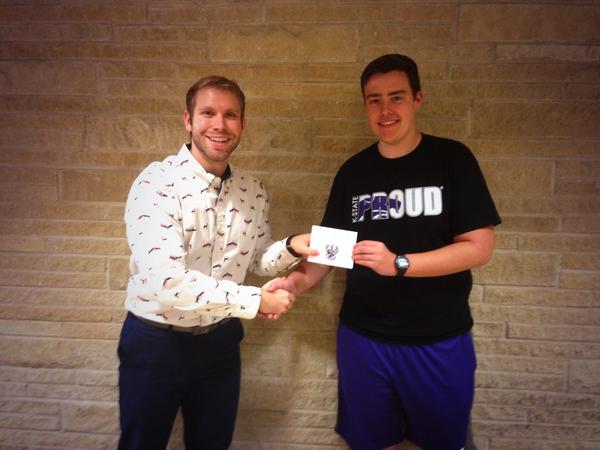 Congrats to David Goodwin as our first Founding Father at #ksu #gogreek #GoTau <a href="/SigmaTauGamma/">Sigma Tau Gamma</a>