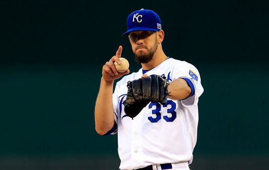 NBCSports's tweet photo. #Royals pitcher James Shields was in “excruciating pain” and passed a kidney stone during ALCS http://t.co/JAUUsFGCLD http://t.co/ckyCOpvbMW