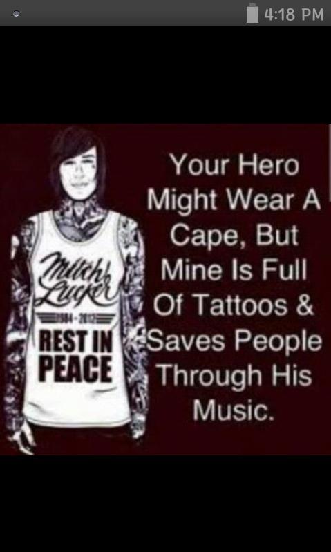 "Keep listening to music,cause it gets you through everything i promise" ~Mitch Lucker 
HAPPY BIRTHDAY BAE  R.I.P 
