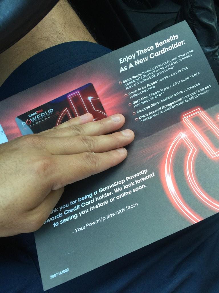 Papigfunk On Twitter Just Got My Gamestop Credit Card Gamestop Http T Co 6punz4ueaw