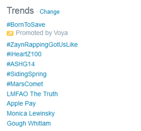 GeneDx's tweet photo. You guys, #ashg14 is in the top 3 (non-sponsored) trends; it's above #ApplePay & #MonicaLewinsky #wow #geneticsrules http://t.co/WNTj9U0yGK