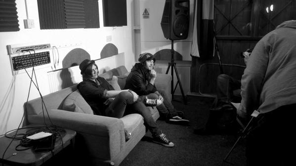 BadLlamaBand's tweet photo. Here are some quick shots taken from our interview at @LmcRecords today regarding our upcoming single #WhenOnMars http://t.co/uf30CJRq31