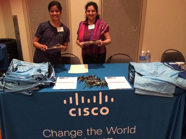 tinaintech's tweet image. @CiscoUniversity is all set up for the @UCSanDiego PEI tonight #CiscoAtUCSD @ciscojobs