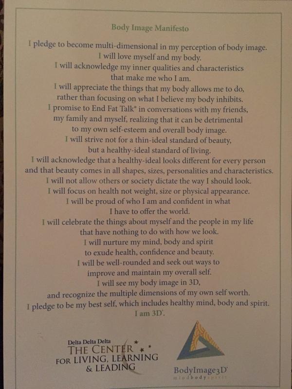Take the pledge to end Fat Talk! #FatTalkFreeWeek