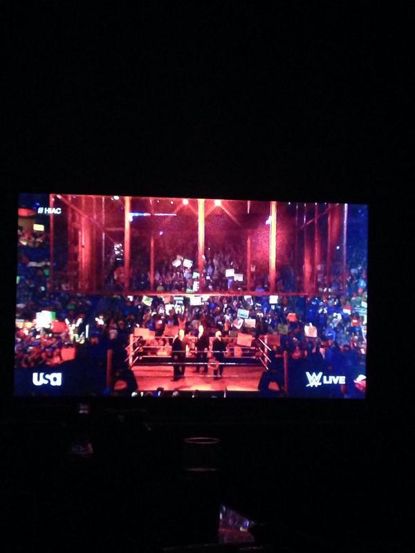 DanielAtwood3's tweet photo. Yea we're watching #WWE! @BronsonHilde http://t.co/JxFtxcCulh