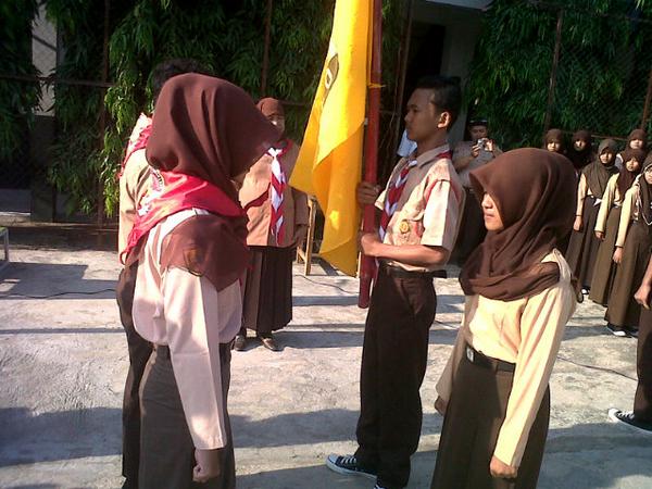 Pelantikan OSIS ms bakti 2014-2015. Kebersamaan, krj kompak, bkrj lbh baik... Siap menggapai tujuan yg kt inginkan.