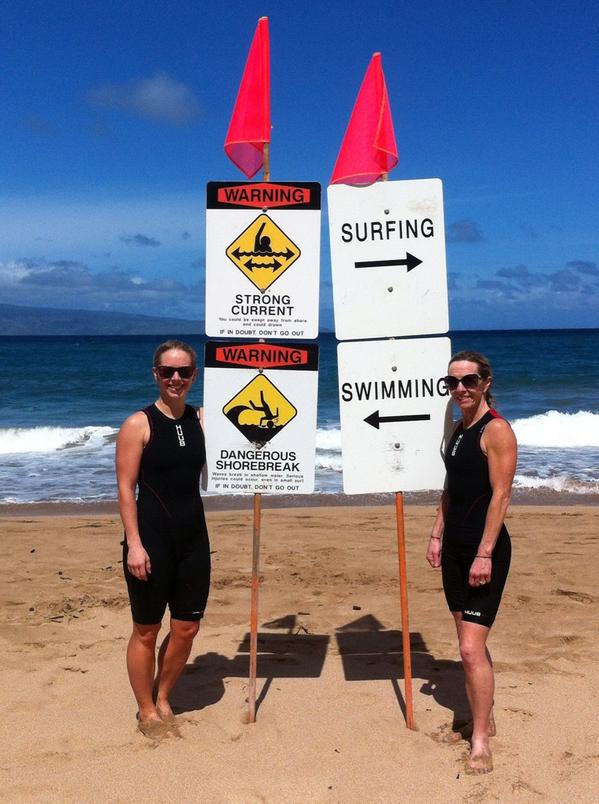 LeanneHier's tweet photo. @Huubdesign @PRymanFitness we survived the washing machine effect lost @ZoggsUK #predatorflex #surfsup #xterramaui http://t.co/jMRcPMIUg9