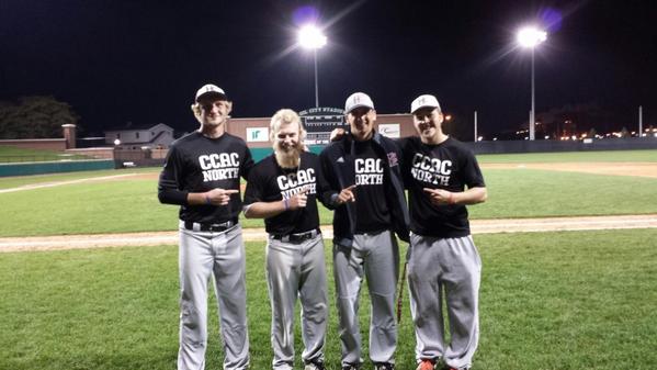 HolyCrossND's tweet photo. Way to represent HC! RT @HOCROSAINTS: HC Baseball is well represented at the #play4bryce game #GoSaints http://t.co/yX9D9RFdRV