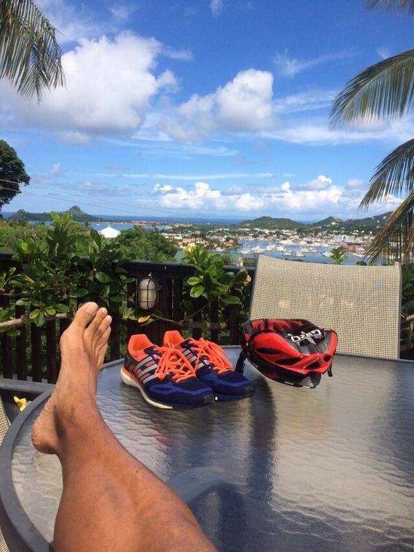 Y con Sebas en Santa Lucía