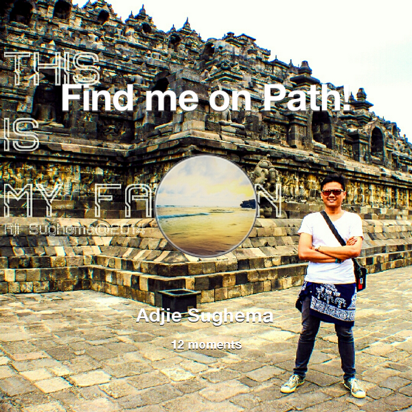 ASughema's tweet photo. Find me on #Path now! Go to: http://t.co/CVQijsiuAN! #thepersonalnetwork http://t.co/wA8uX1i2cb