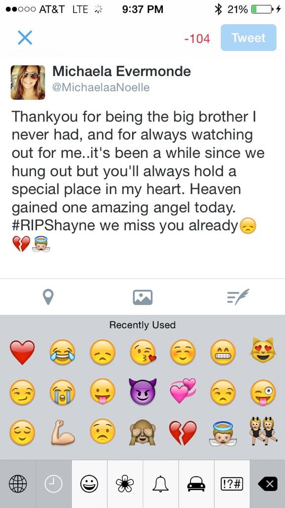 #RIPShayne ❤️