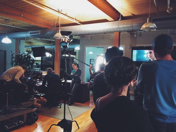 S7GoneTomorrow's tweet photo. "Is it true?" #riley #gonetomorrowfilm #syndicatesevenfilms #feature #toronto http://t.co/HChQkDvK3L