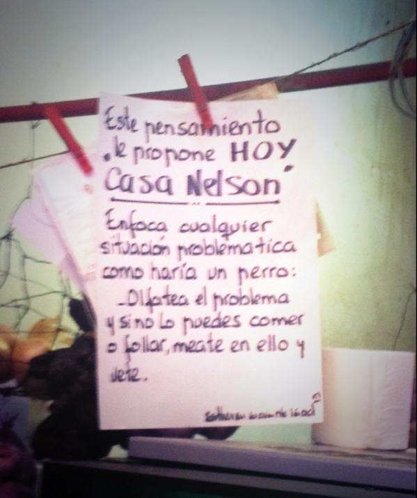 mhumosymsexo's tweet photo. “@queenpiaf: En #CasaNelson lo tienen claro... #modoperruno ☺️🙈😂 muy buenos días #Qfamily!! http://t.co/u9C4H6S6D8” #LaHoraMagica269