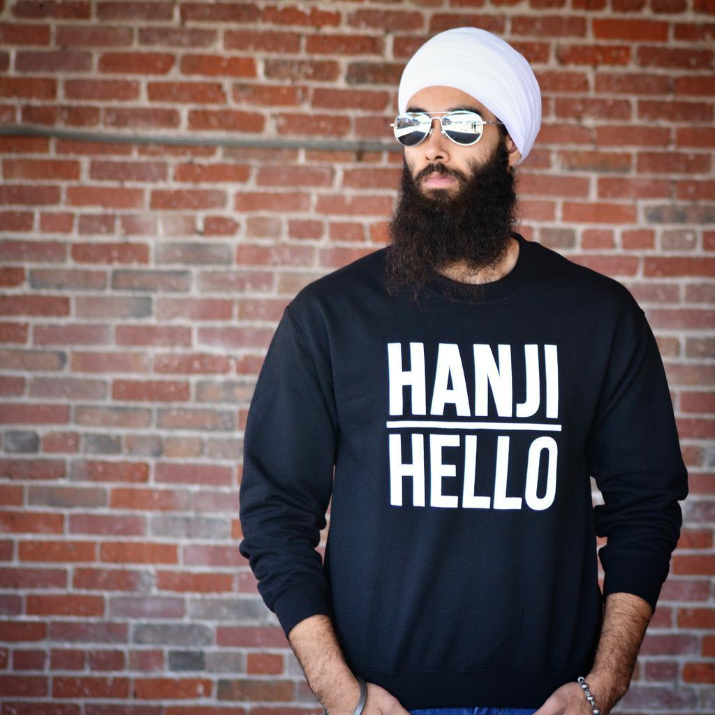 hanji hello sweatshirt