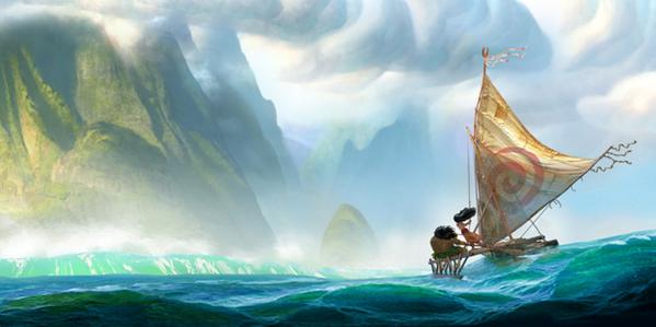 it's quite innovative how #maori legends are groovy set to animation. pic via Disney's "Moana" film.